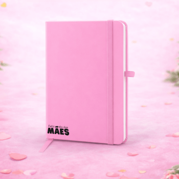 Brinde Dia Das Mães Personalizado Caderno Tipo Moleskine CAD004-MAE Brinde Personalizado