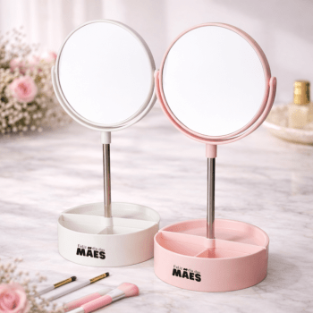 Brinde Dia Das Mães Personalizado Espelho Plástico De Mesa X18985-MAE Brinde Personalizado