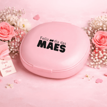 Brinde Dia Das Mães Personalizado Espelho Plástico Duplo X18721-MAE Brinde Personalizado