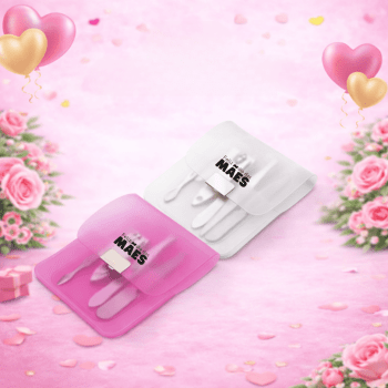 Brinde Dia Das Mães Personalizado Kit Manicure PVC 4 Peças SP94857-MAE Brindes Personalizados
