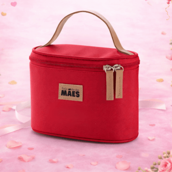 Brinde Dia Das Mães Personalizado Necessaire Microfibra Viagem ou Maquiagem SP92715-MAE Brindes Personalizados