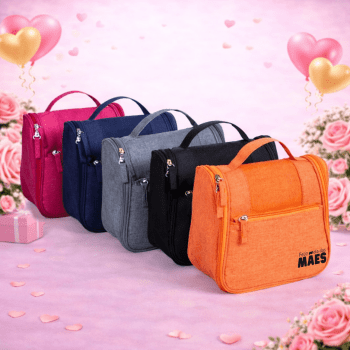 Brinde Dia Das Mães Personalizado Necessaire Nylon Oxford X18507-MAE Brindes Personalizados