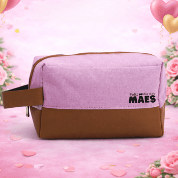 Brinde Dia Das Mães Personalizado Necessaire Nylon X15050-MAE Brindes Personalizados