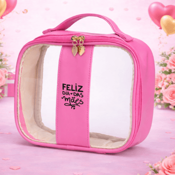 Brinde Dia Das Mães Personalizado Necessaire PVC Impermeável X18647P-MAE Brindes Personalizados