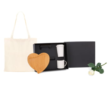 Kit Dia das Mães Personalizado Petisqueira e Acessórios SMKT-90416-MAE Brindes Personalizados