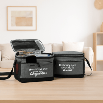 Brinde Natal Final de Ano Personalizada Bolsa Térmica Nylon 10L X04628