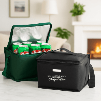 Brinde Natal Final de Ano Personalizada Bolsa Térmica Nylon 8L X1330P