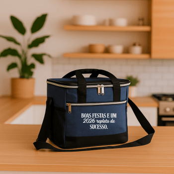 Brinde Natal Final de Ano Personalizada Bolsa Térmica Poliéster 18L X18604