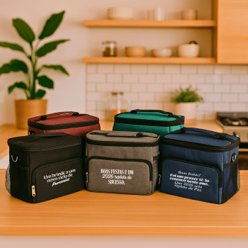 Brinde Natal Final de Ano Personalizada Bolsa Térmica Poliéster 8,7L X18840 Brinde Natal Final de Ano Personalizada Bolsa Térmica Poliéster 8,7L X18840