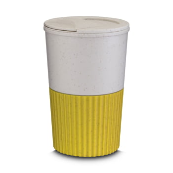 Brinde Natal Final de Ano Personalizada Copo Sustentável Fibra de Bambu 350 ML ASICO022