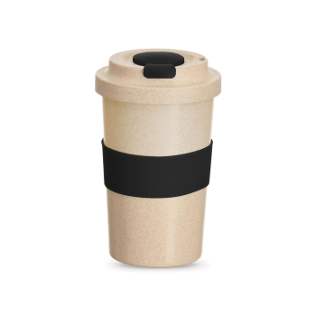 Brinde Natal Final de Ano Personalizada Copo Sustentável Fibra de Bambu 450 ML ASICO020