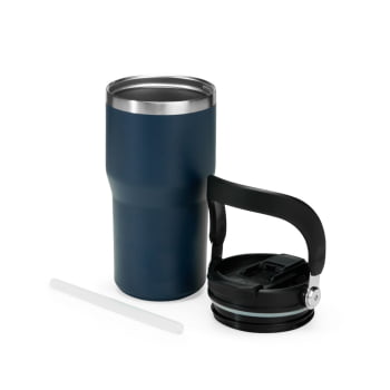 Brinde Natal Final de Ano Personalizada Copo Térmico em Aço Inox 600ml X8340