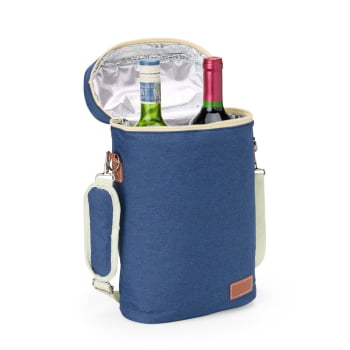 Brinde Natal Final de Ano Personalizada Porta Garrafas Térmico Duplo X18865