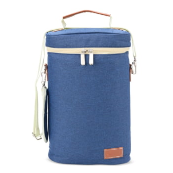 Brinde Natal Final de Ano Personalizada Porta Garrafas Térmico Duplo X18865