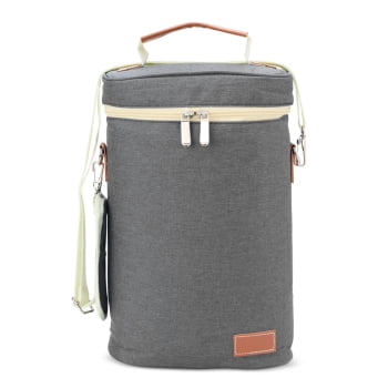 Brinde Natal Final de Ano Personalizada Porta Garrafas Térmico Duplo X18865