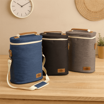 Brinde Natal Final de Ano Personalizada Porta Garrafas Térmico Duplo X18865