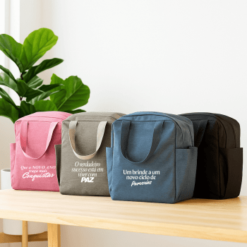 Brinde Natal Final de Ano Personalizado Bolsa Térmica 9 Litros Oxford  X18954