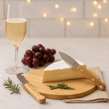 Brinde Natal Final de Ano Personalizado Kit Queijo com Caixa 3 Peças X08222