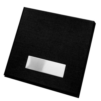 Brinde Natal Final de Ano Personalizado Kit Vinho Metálico 2 Peças X10071G