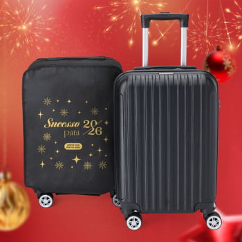Brinde Natal Final de Ano Personalizado Mala de Viagem Abs Rígido SMMA-05021
